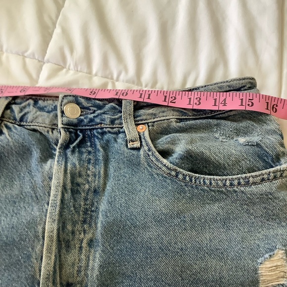 We the Free Jeans Womens Size 31 High Rise Denim Jeans 31”x28” Distressed - Picture 6 of 11